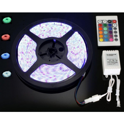 Banda Luminoasa 250 LED SMD 5050RGB 5m cu Telecomanda