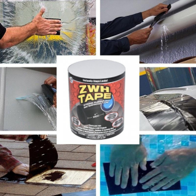 Banda Super Adeziva Reparatii Flex Tape Neagra 10x150cm 10150N 14B032 XXM