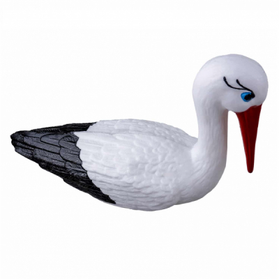 Barza decorativa plastic pentru gradina 65cm Zilan EXT 7398