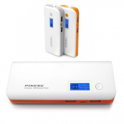 Baterie Externa Power Bank  2USB Lanterna Pineng PN968 10000