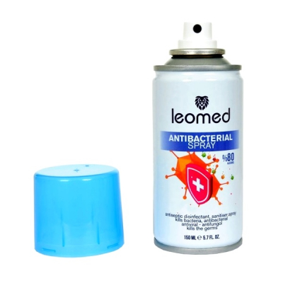 Bax 24 Spray Dezinfectant Maini si Suprafete 150ml 80% Alcool Leomed