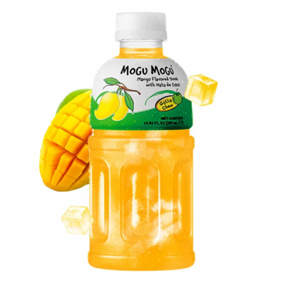 Bax 24 Sucuri Thai Mogu Mogu cu Nata de Coco, Aroma Mango 24 x 320ml