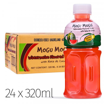 Bax 24 Sucuri Thai Mogu Mogu cu Nata de Coco, Aroma Pepene 24 x 320ml