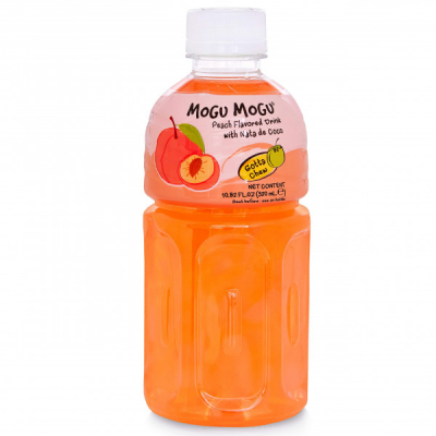 Bax 24 Sucuri Thai Mogu Mogu cu Nata de Coco, Aroma Piersici 24 x 320ml