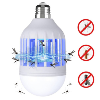 Bec 2in1 cu Lampa UV Anti Insecte 250lm E27 Insect Zapper