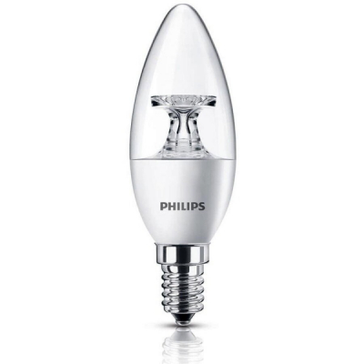 Bec cu LED Philips B35 4W 25W E14 WW 2700K 250LM MNR3059