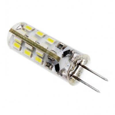 Bec LED 2W 24LED SMD Bulb 220V G4 Alb Rece