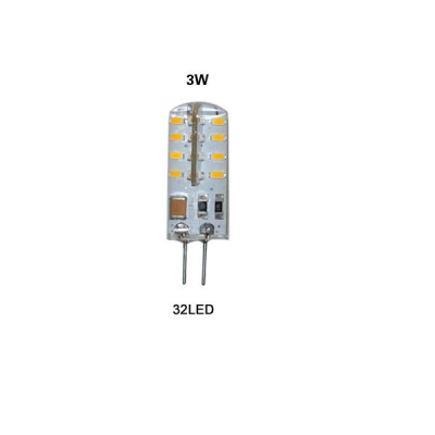 Bec LED 3W 32LED SMD Bulb 220V G4 Alb Rece