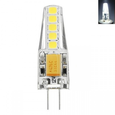 Bec LED 3W Soclu G4 12V 6400K Alb Rece Siliconat MNR4214