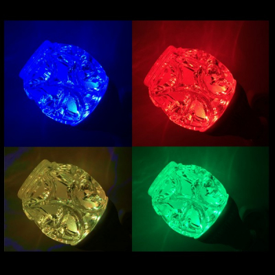 Bec LED Disco RGB Boxa 3W Muzica Bluetooth, Telecomanda Lumini 220V