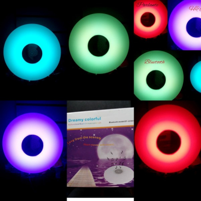 Bec LED Telecomanda Boxa Bluetooth Lumini RGB 10W E27 ETL0181RGB