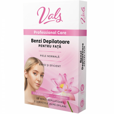 Benzi Depilatoare Vals Professional Care Pentru Fata Piele Normala DNC19752