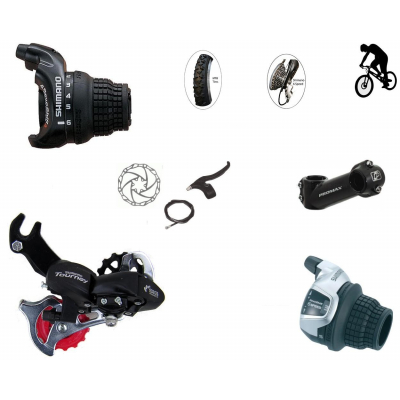 Bicicleta Best Bike Hero 08 cu Suspensii pe Fata si Frana Disc Fata Spate