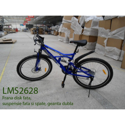 Bicicleta Jante Duble si Suspensii Fata Spate Best Laux LMS2628