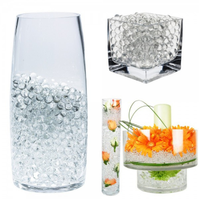 Set 30 BioGel Bilute Decor care se umfla in Apa 30x Plic 11g Transparente-Incolore