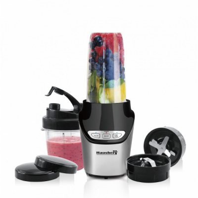 Blender cu Recipient Sport Portabil 1000W Hausberg HB7705