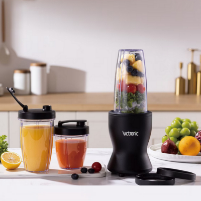 Blender multifunctional 3 cani 3 capace 300W 0.295/0.473/0.532L Victronic VC3628