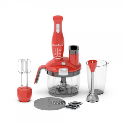 Blender Multifunctional 4in1 cu Tel, Bol 1.5l  1500W Hausberg HB7710