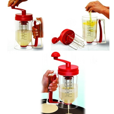 Blender si Dozator Manual Clatite 800ml Pancake Machine