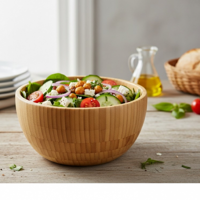 Bol pentru salata din bambus 25x10cm Grunberg BM6353
