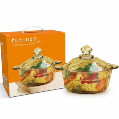 Bol Rotund Capac 900ml Sticla Wei A16519 DNC68102