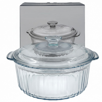 Bol Rotund Sticla Termorezistenta cu Capac 1.5L WEI A-16324 DNC67066