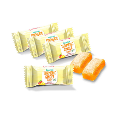 Bomboane Moi Fara Zahar Ghimbir Turmeric Mango Anti Greata CorNiche 100g MLL