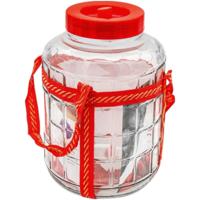 Borcan sticla cu capac de plastic cu supapa Tragar 18L CNN50634