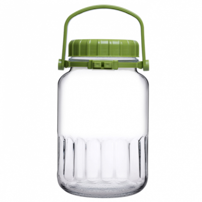 Borcan sticla cu capac si maner 5L Harvest Pasabahce 80007 DNC63738
