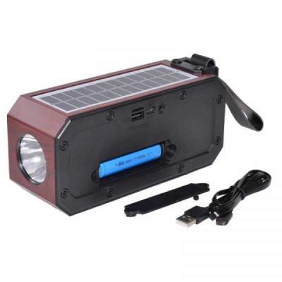 Boxa cu Panou Solar, Bluetooth, Radio, USB MP3, Lanterna S100S XXM