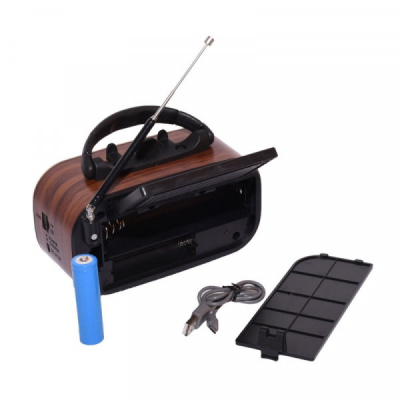 Boxa Portabila BT USB Radio Retro Solar Wireless RXBT628S 13A083 XXM