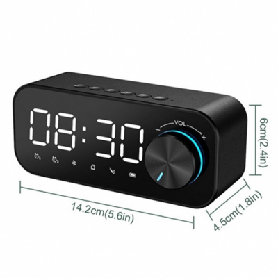 Boxa Portabila cu Ceas Alarma Radio USB Mp3 Bluetooth Andowl QYX126