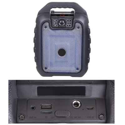 Boxa Portabila Iluminata cu Radio FM SD USB MP3 AUX B11