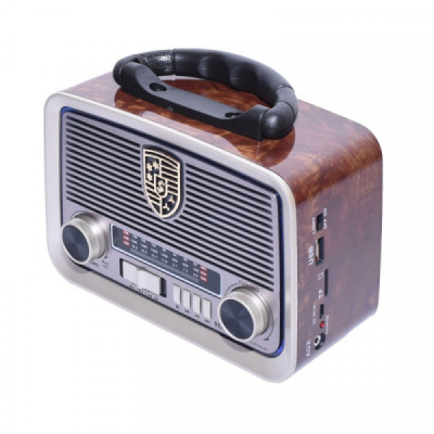 Boxa Portabila Radio Retro MP3 BT Panou Solar Lanterna YG1181USBT XXM