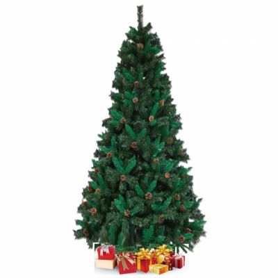 Brad artificial 60cm 70 crengute suport din plastic Grunberg A35