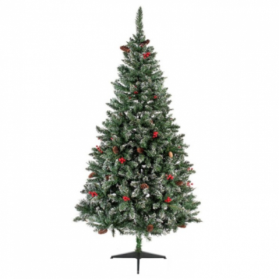 Brad artificial 90cm 90 crengute suport din plastic Grunberg A32