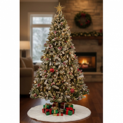 Brad Artificial 90cm 90 crengute suport din plastic Grunberg JUA32 JGR