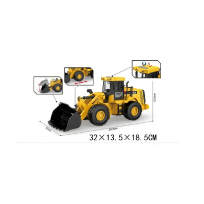 Buldoexcavator cu lumini si sunet scara 1:16 pentru copii WY420A CWT