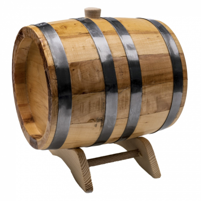 Butoi pentru decor din lemn masiv de arin 3L Zilan EXT 7207