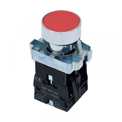 Buton cu Retinere Rosu 1NO+1NC BA45 DALBI 6E088 XXM