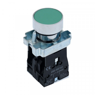 Buton cu Retinere Verde 1NO+1NC BA35 DALBI 6E087 XXM