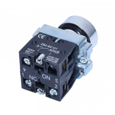 Buton Motor Push cu Revenire BA45 BA35 Rosu 6E065 XXM
