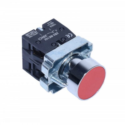 Buton Motor Push cu Revenire BA45 BA35 Rosu 6E065 XXM