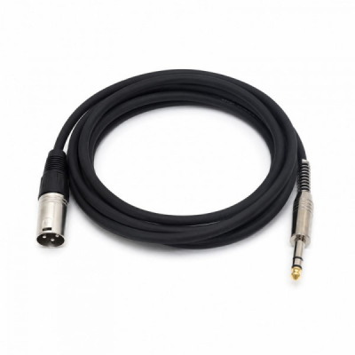 Cablu Audio XLR Tata la Jack 6.3mm Stereo Profesional 3m DALBI 11B034 XXM