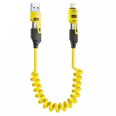 Cablu de Date Extensibil 4in1 PD Fast 27W Tip C USB Iphone CA-894 2B052 XXM