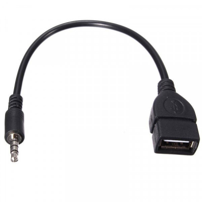 Cablu OTG Conector Jack 3.5mm Tata - USB Mama 20Cm 2B035 XXM