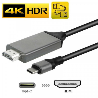 Cablu Usb Tip C 3.1 la HDMI 2.0 / 4K*2K / 2m HDTV2C4K 2C021 XXM