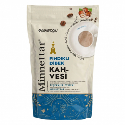 Cafea turceasca cu aroma nuca bautura instant pudra 165g Minnettar MGR