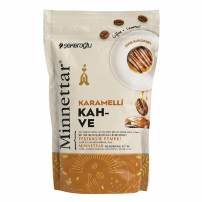 Cafea turceasca cu caramel bautura instant pudra 165g Minnettar MGR