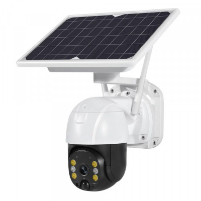 Camera Supraveghere Video Rotativa, Audio, Panou Solar 1080P WiFi iCSee